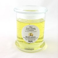 Meyer Lemon Scented Gel Candle up to 120 Hour Deco Jar (image for) Meyer Lemon Scented Gel Candle up to 120 Hour Deco Jar