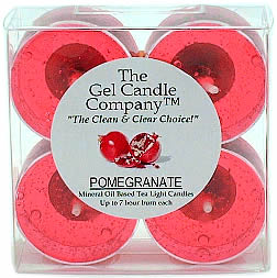-Quick Select- Scented Gel Candle Tea Lights - 4 pk. -Quick Select- Scented Gel Candle Tea Lights - 4 pk.