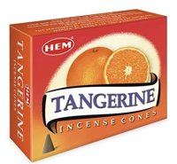 Tangerine - Box of 10 Incense Cones (image for) Tangerine - Box of 10 Incense Cones