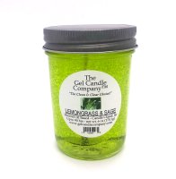 Lemongrass and Sage 90 Hour Gel Candle Classic Jar (image for) Lemongrass and Sage 90 Hour Gel Candle Classic Jar