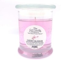 Cherry Blossom Scented Gel Candle up to 120 Hour Deco Jar (image for) Cherry Blossom Scented Gel Candle up to 120 Hour Deco Jar