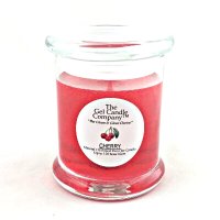 Cherry Scented Gel Candle up to 120 Hour Deco Jar (image for) Cherry Scented Gel Candle up to 120 Hour Deco Jar