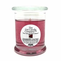 Cranberry Chutney Scented Gel Candle up to 120 Hour Deco Jar (image for) Cranberry Chutney Scented Gel Candle up to 120 Hour Deco Jar