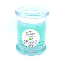 Fresh Cucumber Scented Gel Candle up to 120 Hour Deco Jar (image for) Fresh Cucumber Scented Gel Candle up to 120 Hour Deco Jar