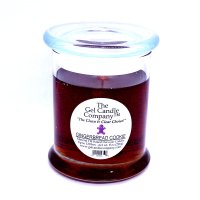 Gingerbread Cookie Scented Gel Candle - 120 Hour Deco Jar (image for) Gingerbread Cookie Scented Gel Candle - 120 Hour Deco Jar