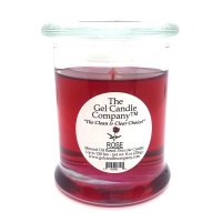 Rose Scented Gel Candle up to 120 Hour Deco Jar (image for) Rose Scented Gel Candle up to 120 Hour Deco Jar
