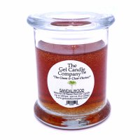 Sandalwood Scented Gel Candle up to 120 Hour Deco Jar (image for) Sandalwood Scented Gel Candle up to 120 Hour Deco Jar