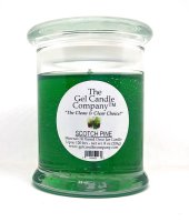 Scotch Pine Scented Gel Candle up to 120 Hour Deco Jar (image for) Scotch Pine Scented Gel Candle up to 120 Hour Deco Jar