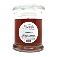 Creamy Vanilla Scented Gel Candle up to 120 Hour Deco Jar (image for) Creamy Vanilla Scented Gel Candle up to 120 Hour Deco Jar