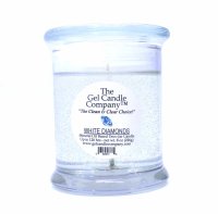 White Diamonds Scented Gel Candle up to 120 Hour Deco Jar (image for) White Diamonds Scented Gel Candle up to 120 Hour Deco Jar
