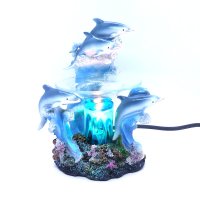 Dolphins Figurine Statue Oil Melt Warmer On Dimmer (image for) Dolphins Figurine Statue Oil Melt Warmer On Dimmer