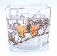 Flameless Light Orange Butterfly Forever Gel Candle Design Cube (image for) Flameless Light Orange Butterfly Forever Gel Candle Design Cube
