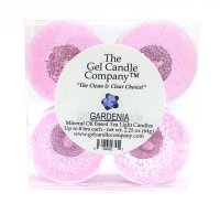 Gardenia Scented Gel Candle Tea Lights - 4 pk. (image for) Gardenia Scented Gel Candle Tea Lights - 4 pk.