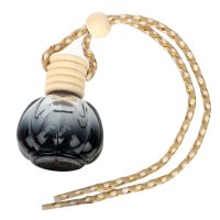 Black Round Glass Hanging Aroma Oil Diffuser w/ Funnel (image for) Black Round Glass Hanging Aroma Oil Diffuser w/ Funnel