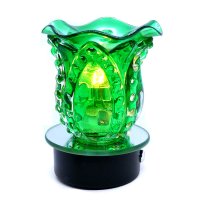 Green Crown Glass Plugin Warmer Oil Touch Dimmer Control (image for) Green Crown Glass Plugin Warmer Oil Touch Dimmer Control