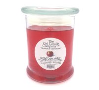 Mcintosh Apple Scented Gel Candle up to 120 Hour Deco Jar (image for) Mcintosh Apple Scented Gel Candle up to 120 Hour Deco Jar