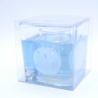 Sand Dollar Flameless Forever Candle Cube With LED Tea Light (image for) Sand Dollar Flameless Forever Candle Cube With LED Tea Light