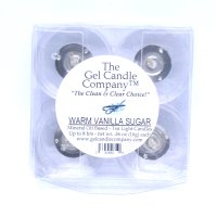 Warm Vanilla Sugar Scented Gel Candle Tea Lights - 4 pk. (image for) Warm Vanilla Sugar Scented Gel Candle Tea Lights - 4 pk.