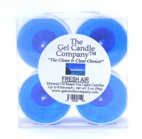 Fresh Air Scented Gel Candle Tea Lights - 4 pk. (image for) Fresh Air Scented Gel Candle Tea Lights - 4 pk.