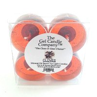Cloves Scented Gel Candle Tea Lights - 4 pk. (image for) Cloves Scented Gel Candle Tea Lights - 4 pk.