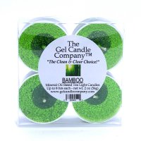 Bamboo Scented Gel Candle Tea Lights - 4 pk. (image for) Bamboo Scented Gel Candle Tea Lights - 4 pk.