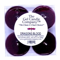 Dragons Blood Scented Gel Candle Tea Lights - 4 pk. (image for) Dragons Blood Scented Gel Candle Tea Lights - 4 pk.
