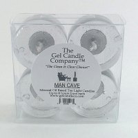 Man Cave Scented Gel Candle Tea Lights - 4 pk. (image for) Man Cave Scented Gel Candle Tea Lights - 4 pk.