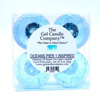 Oceans Pier 1 Inspired Scented Gel Candle Tea Lights - 4 pk. (image for) Oceans Pier 1 Inspired Scented Gel Candle Tea Lights - 4 pk.