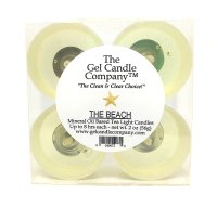 The Beach Scented Gel Candle Tea Lights - 4 pk. (image for) The Beach Scented Gel Candle Tea Lights - 4 pk.