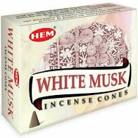 White Musk - Box of 10 Incense Cones (image for) White Musk - Box of 10 Incense Cones